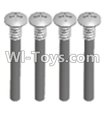 Wltoys A303 Cross recessed round head upper teeth Srews(M3X30 PM D5.5)-4pcs,1/12 Wltoys A303 RC Car Spare Parts Replacement Accessories