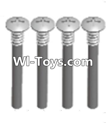 Wltoys A313 upper half tooth screws(M3X36 PMO)-4PCS,1/12 Wltoys A313 RC Car Spare Parts Replacement Accessories