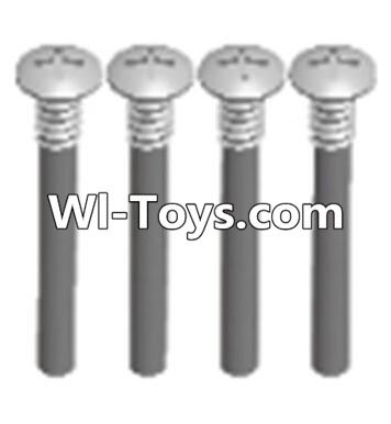 Wltoys A313 Cross recessed round head upper teeth Srews(M3X30 PM D5.5)-4pcs,1/12 Wltoys A313 RC Car Spare Parts Replacement Accessories