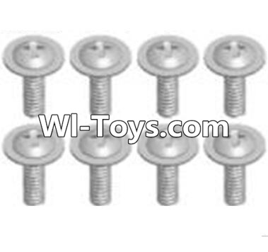 Wltoys A313 Cross recessed round head screwS(M2.6X6 PWB)-8pcs,1/12 Wltoys A313 RC Car Spare Parts Replacement Accessories