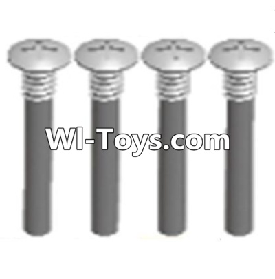 Wltoys A313 Half tooth cross head screws(M2.5X15)-4pcs,1/12 Wltoys A313 RC Car Spare Parts Replacement Accessories