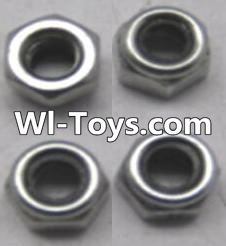 Wltoys A313 Locknut,L959-65 Locknut set(4pcs),1/12 Wltoys A313 RC Car Spare Parts Replacement Accessories