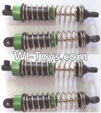 Wltoys A323 L303 Upgrade Metal Shock absorber assembly(4pcs)-Short,1/12 Wltoys A323 RC Car Spare Parts Replacement Accessories