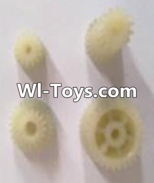 Wltoys A323 Transmission gear(Total 4pcs),1/12 Wltoys A323 RC Car Spare Parts Replacement Accessories