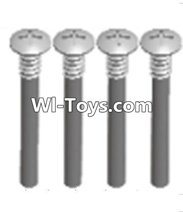 Wltoys A323 upper half tooth screws(M3X36 PMO)-4PCS,1/12 Wltoys A323 RC Car Spare Parts Replacement Accessories