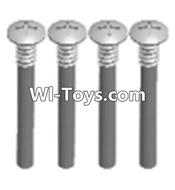 Wltoys A323 Cross recessed round head upper teeth Srews(M3X30 PM D5.5)-4pcs,1/12 Wltoys A323 RC Car Spare Parts Replacement Accessories