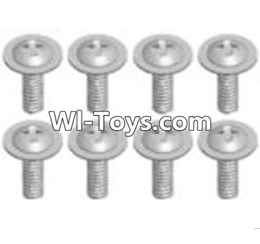 Wltoys A323 Cross recessed round head screwS(M2.6X6 PWB)-8pcs,1/12 Wltoys A323 RC Car Spare Parts Replacement Accessories