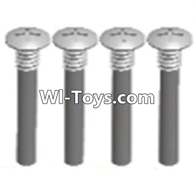 Wltoys A323 Half tooth cross head screws(M2.5X15)-4pcs,1/12 Wltoys A323 RC Car Spare Parts Replacement Accessories
