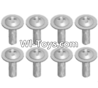 Wltoys A323 Round head screw with dielectric(M2.5X6X6)-8pcs,1/12 Wltoys A323 RC Car Spare Parts Replacement Accessories