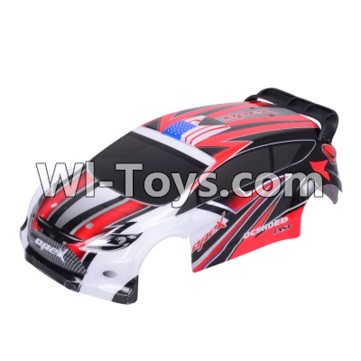 Wltoys A949 Body Shell Cover,Car canopy,Sheel cover-Red,Wltoys A949 RC Car Parts ,Wltoys 1/18 rc Truck and rc racing car Replace Parts