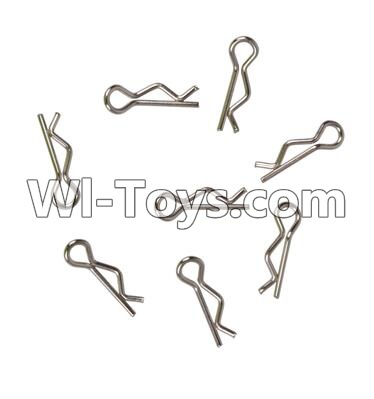 Wltoys A949 Clips,R-Clips for the Body shell,R-shape pin(8pcs),Wltoys A949 RC Car Parts ,Wltoys 1/18 rc Truck and rc racing car Replace Parts