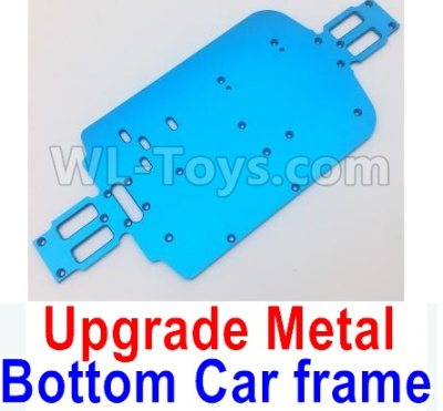 Wltoys A959B A959-B Upgrade Metal Bottom Car frame,Upgrade Metal Baseboard-Blue,Wltoys A959B A959-B RC Car Parts