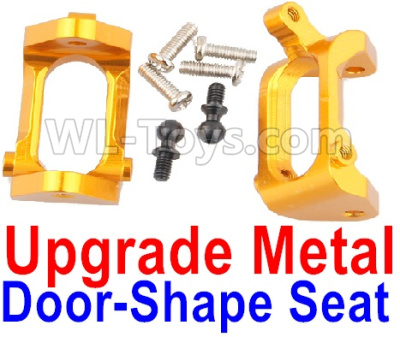 Wltoys A959B A959-B Upgrade Metal Door-Shape Seat(2pcs)-Yellow,Wltoys A959B A959-B RC Car Parts