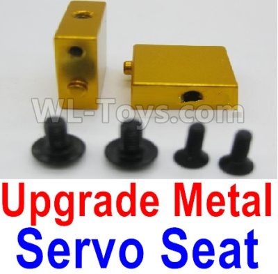 Wltoys A959B A959-B Upgrade Metal Servo Seat-Yellow,Wltoys A959B A959-B RC Car Parts