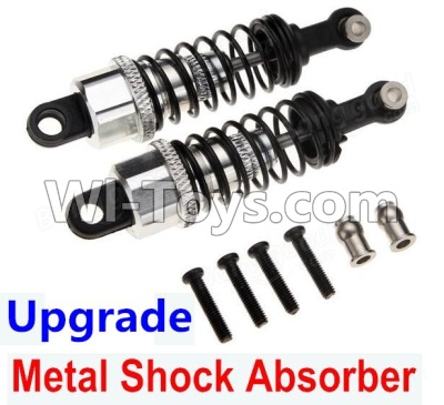 Wltoys A959B A959-B Upgrade Metal Shock Absorber Parts(2pcs)-Gray,Wltoys A959B A959-B RC Car Parts