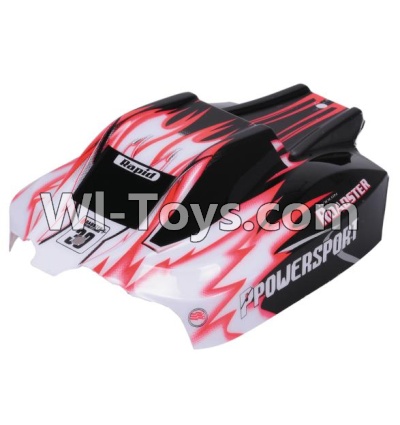 Wltoys A959 Body-Car canopy,Sheel cover-Red Parts,Wltoys A959 Parts,(Both for A959 A959B)