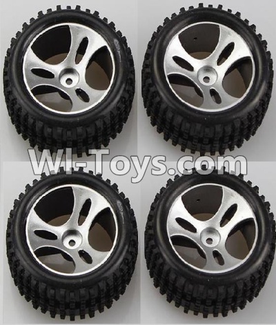 Wltoys A959 Official Wheel(2pcs Left and 2pcs Right Wheel) Parts,Wltoys A959 Parts,(Both for A959 A959B)