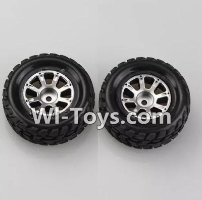 Wltoys A969-B A969-01 Right Wheel(2pcs) For Wltoys A969-B Rc Car Parts,High speed 1:18 Scale 4wd,2.4G A969-B rc racing car Parts,On Road Drift Racing Truck Car Parts