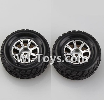 Wltoys A969-B A969-01 Left Wheel(2pcs) For Wltoys A969-B Rc Car Parts,High speed 1:18 Scale 4wd,2.4G A969-B rc racing car Parts,On Road Drift Racing Truck Car Parts