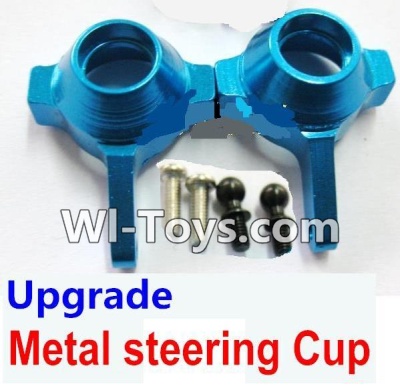 Wltoys A969-B Upgrade Metal steering Cup-Blue For Wltoys A969-B Rc Car Parts,High speed 1:18 Scale 4wd,2.4G A969-B rc racing car Parts,On Road Drift Racing Truck Car Parts