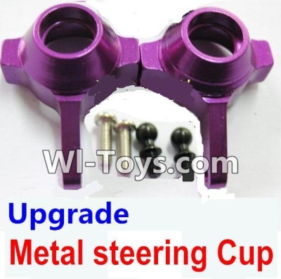 Wltoys A969-B Upgrade Metal steering Cup-Purple For Wltoys A969-B Rc Car Parts,High speed 1:18 Scale 4wd,2.4G A969-B rc racing car Parts,On Road Drift Racing Truck Car Parts