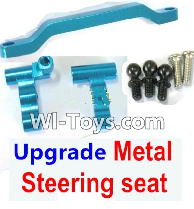 Wltoys A969-B Ugrade Metal Steering seat-Blue For Wltoys A969-B Rc Car Parts,High speed 1:18 Scale 4wd,2.4G A969-B rc racing car Parts,On Road Drift Racing Truck Car Parts