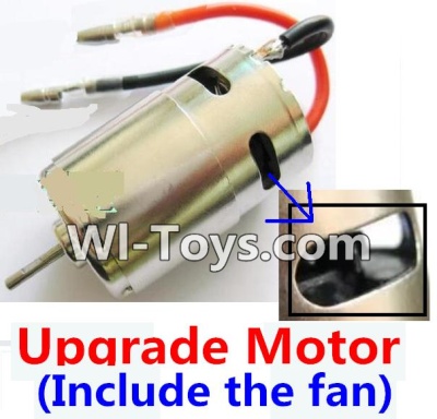 Wltoys A969-B Upgrade Brushless motor(Include the Fan,can strengthen the cooling function) For Wltoys A969-B Rc Car Parts,High speed 1:18 Scale 4wd,2.4G A969-B rc racing car Parts,On Road Drift Racing Truck Car Parts