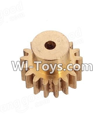 Wltoys A969-B Copper motor Gear(1pcs)-0.7 Modulus-27 Teeth For Wltoys A969-B Rc Car Parts,High speed 1:18 Scale 4wd,2.4G A969-B rc racing car Parts,On Road Drift Racing Truck Car Parts