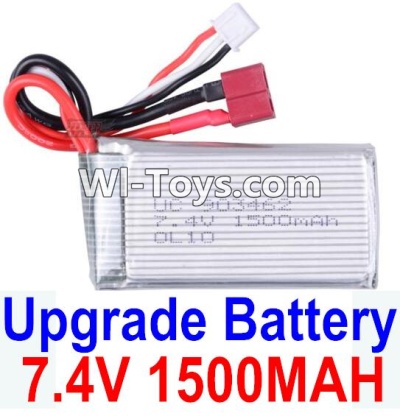 Wltoys A969-B Upgrade 7.4v 1500mah Battery with T-shape Plug For Wltoys A969-B Rc Car Parts,High speed 1:18 Scale 4wd,2.4G A969-B rc racing car Parts,On Road Drift Racing Truck Car Parts