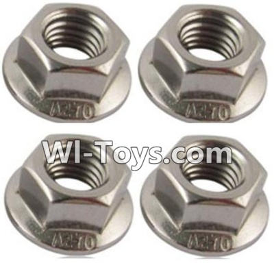 Wltoys A969-B M3 Flange nuts(4PCS) For Wltoys A969-B Rc Car Parts,High speed 1:18 Scale 4wd,2.4G A969-B rc racing car Parts,On Road Drift Racing Truck Car Parts