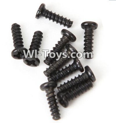 Wltoys A969-B A949-40 Round head screws-M2.5X8(10PCS) For Wltoys A969-B Rc Car Parts,High speed 1:18 Scale 4wd,2.4G A969-B rc racing car Parts,On Road Drift Racing Truck Car Parts