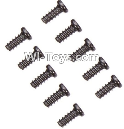 Wltoys A969-B A949-47 Countersunk head self-tapping screws-M2X6(10PCS) For Wltoys A969-B Rc Car Parts,High speed 1:18 Scale 4wd,2.4G A969-B rc racing car Parts,On Road Drift Racing Truck Car Parts