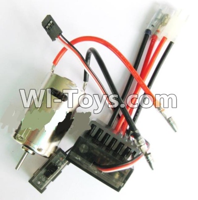 Wltoys A969 Parts-21 Upgrade 390 Brush motor & Upgrade Brush Motor ESC For Wltoys A969 desert rc trunk parts,rc car and rc racing car Parts