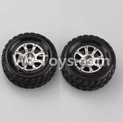 Wltoys A969 Parts-48 Official Right Wheel(2pcs) For Wltoys A969 desert rc trunk parts,rc car and rc racing car Parts