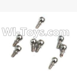 Wltoys A969 Parts-95 Ball-shape screws(9.3mmX5mm)-8pcs For Wltoys A969 desert rc trunk parts,rc car and rc racing car Parts