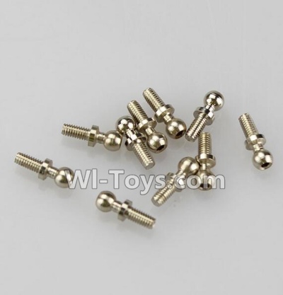 Wltoys A969 Parts-96 Ball-shape screws(10.8mmX4mm)-8pcs For Wltoys A969 desert rc trunk parts,rc car and rc racing car Parts