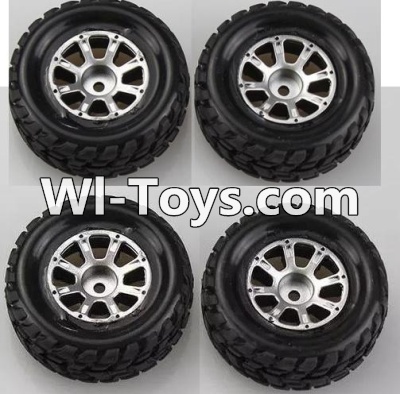 Wltoys A979-B A969-01 Official Wheel(2pcs Left and 2pcs Right Wheel) For Wltoys A979-B Rc Car Parts,High speed 1:18 Scale 4wd,2.4G A979-B rc racing car Parts,On Road Drift Racing Truck Car Parts