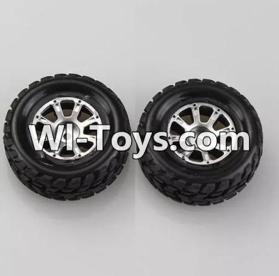 Wltoys A979-B A969-01 Official Right Wheel(2pcs) For Wltoys A979-B Rc Car Parts,High speed 1:18 Scale 4wd,2.4G A979-B rc racing car Parts,On Road Drift Racing Truck Car Parts