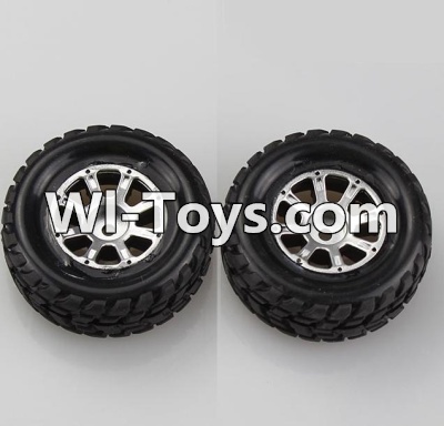 Wltoys A979-B A969-01 Official Left Wheel(2pcs) For Wltoys A979-B Rc Car Parts,High speed 1:18 Scale 4wd,2.4G A979-B rc racing car Parts,On Road Drift Racing Truck Car Parts