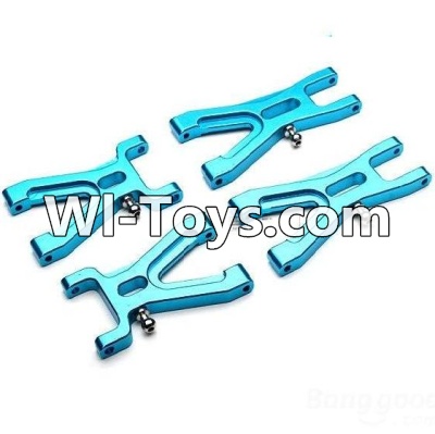 Wltoys A979-B Upgrade Metal Front Swing arm(2pcs) & Upgrade Metal Rear Swing arm For Wltoys A979-B Rc Car Parts,High speed 1:18 Scale 4wd,2.4G A979-B rc racing car Parts,On Road Drift Racing Truck Car Parts