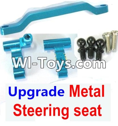 Wltoys A979-B Ugrade Metal Steering seat-Blue For Wltoys A979-B Rc Car Parts,High speed 1:18 Scale 4wd,2.4G A979-B rc racing car Parts,On Road Drift Racing Truck Car Parts
