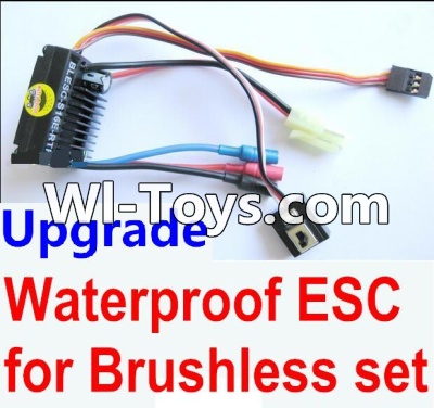 Wltoys A979-B Upgrade waterproof ESC for the Brushless set For Wltoys A979-B Rc Car Parts,High speed 1:18 Scale 4wd,2.4G A979-B rc racing car Parts,On Road Drift Racing Truck Car Parts
