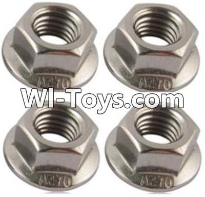 Wltoys A979-B M3 Flange nuts(4PCS) For Wltoys A979-B Rc Car Parts,High speed 1:18 Scale 4wd,2.4G A979-B rc racing car Parts,On Road Drift Racing Truck Car Parts