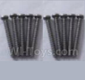 Wltoys A979-B A949-41 Round head self-tapping screws-M2X16(10PCS) For Wltoys A979-B Rc Car Parts,High speed 1:18 Scale 4wd,2.4G A979-B rc racing car Parts,On Road Drift Racing Truck Car Parts