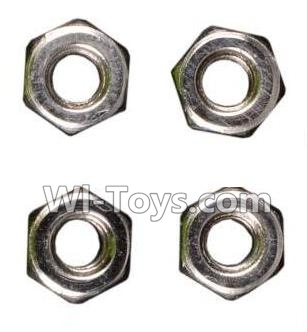 Wltoys A979 M3 Anti-loose Screw nut(4pcs),Wltoys A979 RC Truck Parts,rc car and rc racing car Spare Parts