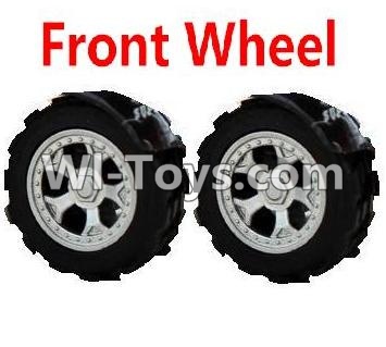 Wltoys A989 Front Wheel(2pcs),Wltoys A989 RC Car Parts,Mini racing car 1:24 1/24 rc car and rc racing car Parts