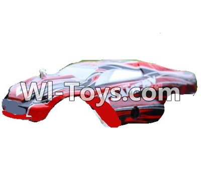 Wltoys A999 Body shell cover,Car canopy,Car shell cover-Red,Wltoys A999 RC Car Parts,Wltoys 1/24 1:24 Mini rc car and rc racing car Parts