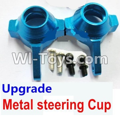 Wltoys K929-B Upgrade Metal steering Cup-Blue,1/18 Wltoys K929-B RC Car Parts