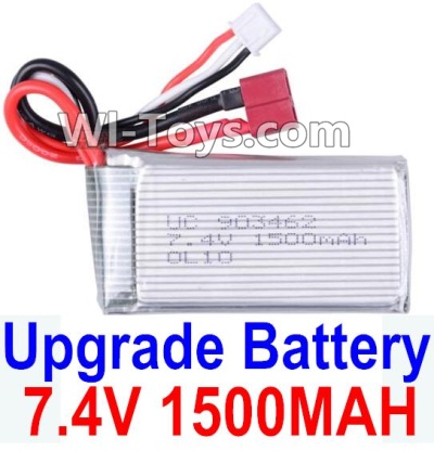 Wltoys K929-B Upgrade 7.4v 1500mah Battery with T-shape Plug,1/18 Wltoys K929-B RC Car Parts