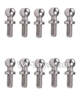 Wltoys K929-B A949-46 Ball-shape screws(10.8mmX4mm)-10pcs,1/18 Wltoys K929-B RC Car Parts